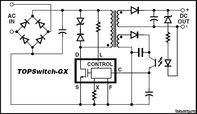 TOP243YN - ИС для импульсных ИП - МИКРОСХЕМЫ - Электронные компоненты ...